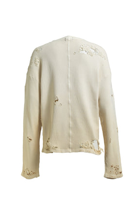 FADE DAMAGE LS TEE / BEI