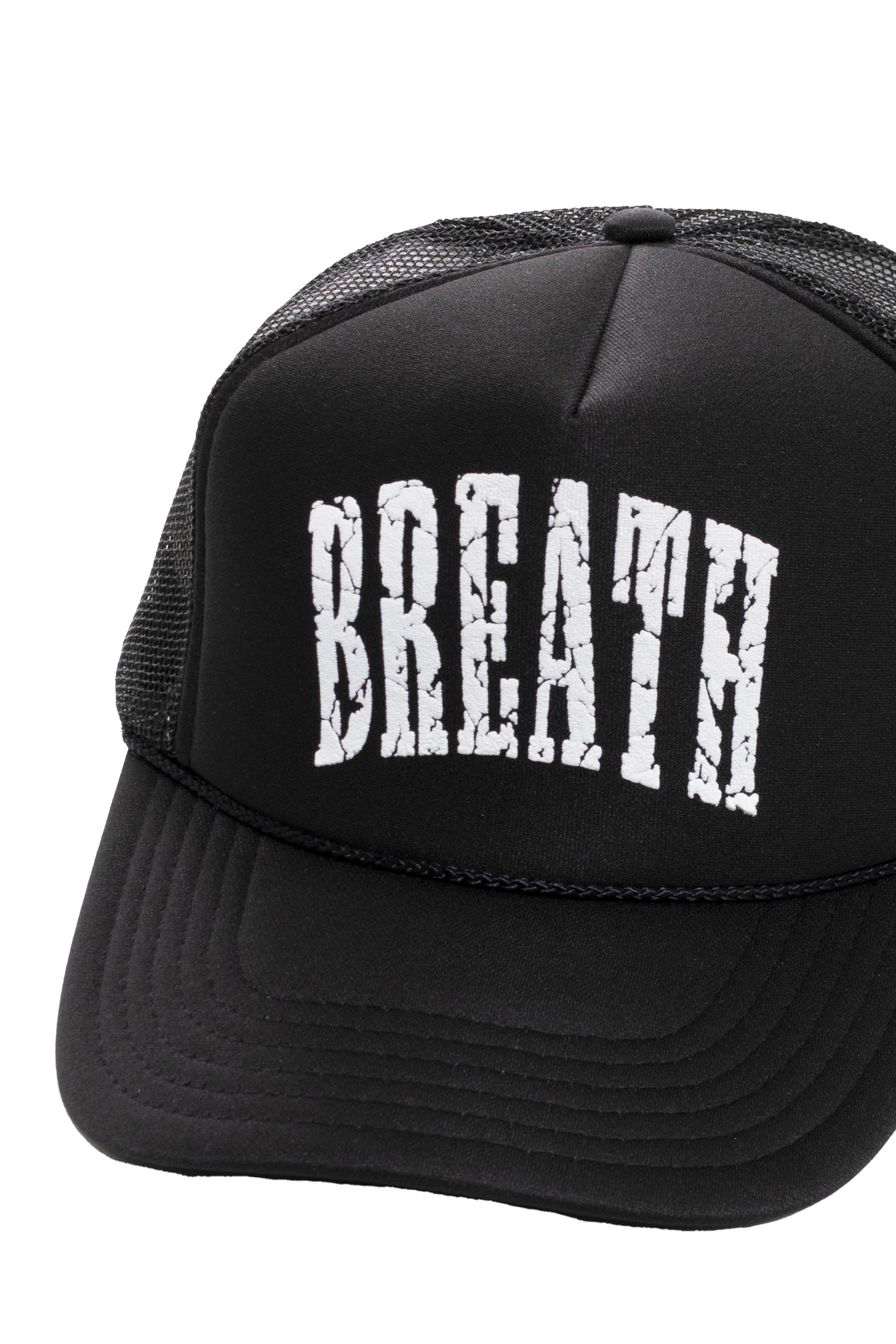 BREATH CRACK LOGO CAP/ BLK