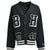 BH PATCH KNIT CARDIGAN / BLACK