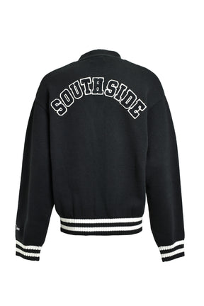 BH PATCH KNIT CARDIGAN / BLACK