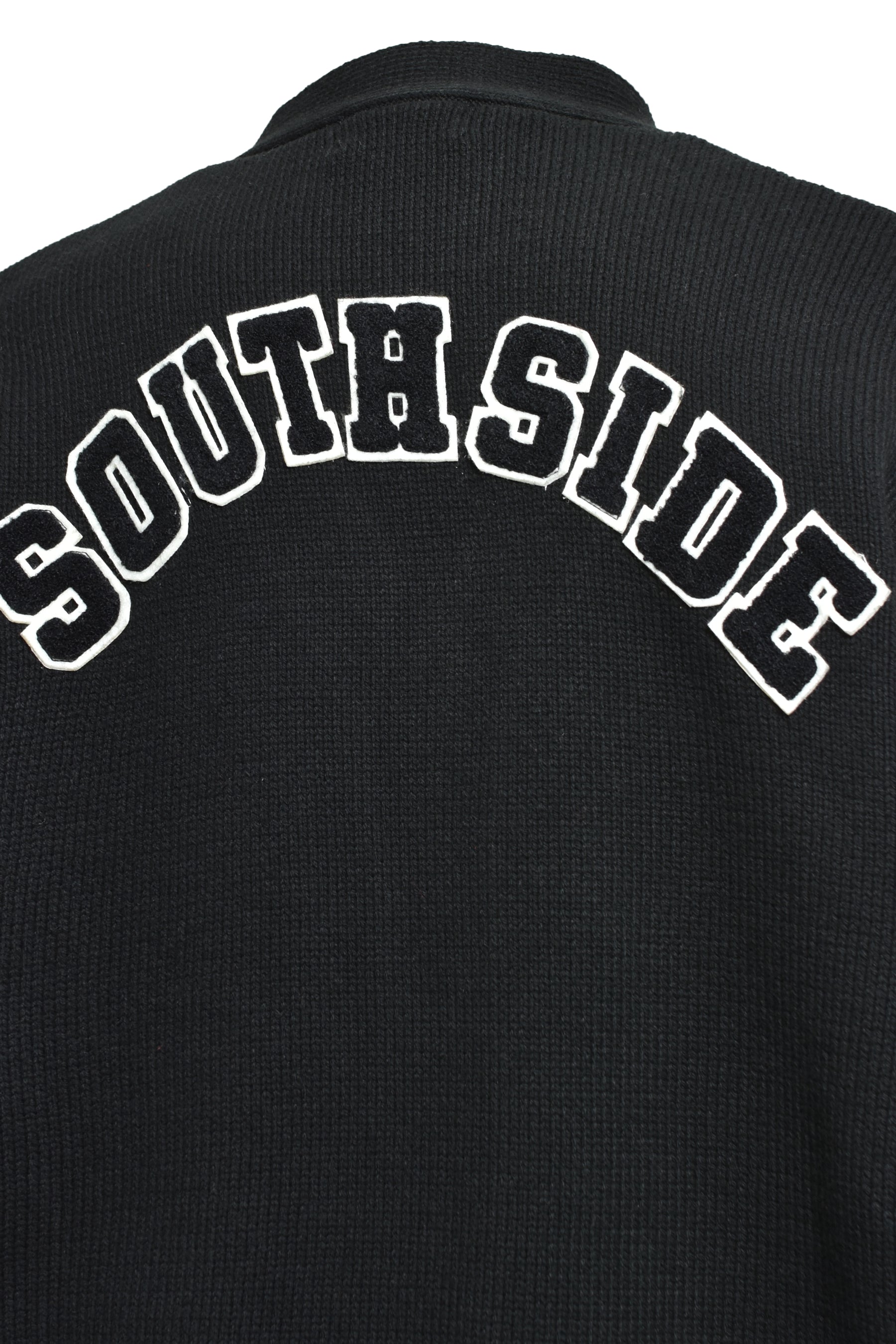 BH PATCH KNIT CARDIGAN / BLACK