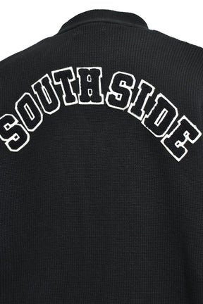 BH PATCH KNIT CARDIGAN / BLACK