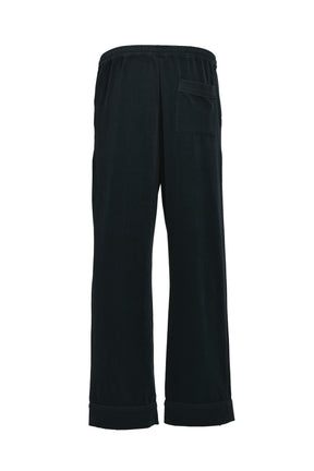 SCRIPT LOGO SLAB PANTS / BLACK