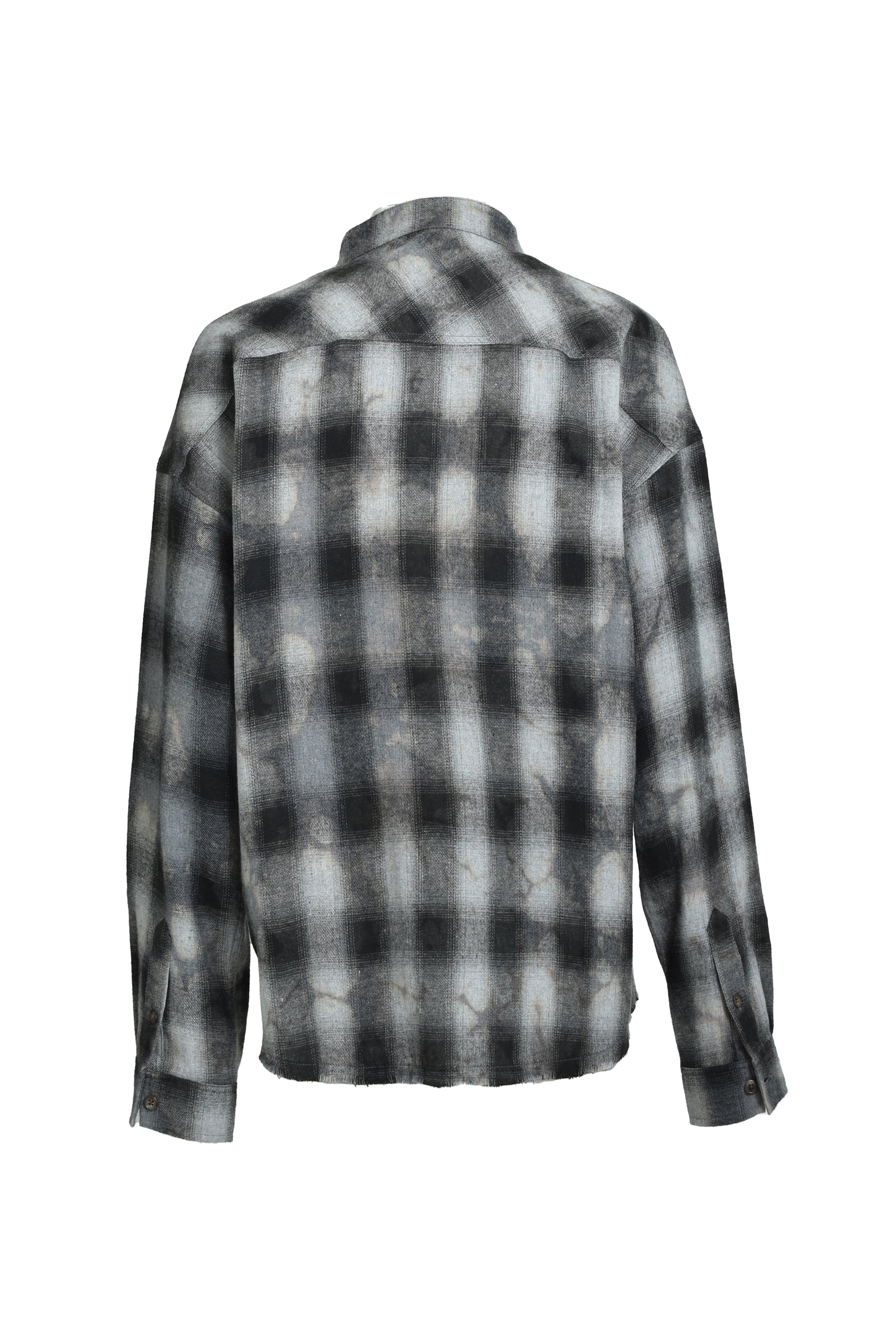 COLLAR LESS SHIRT / BLK