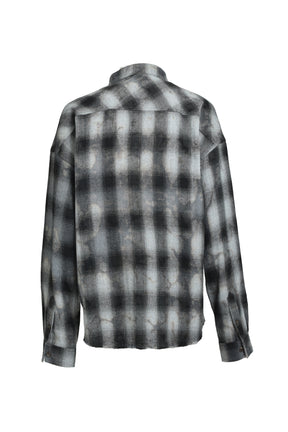 COLLAR LESS SHIRT / BLK