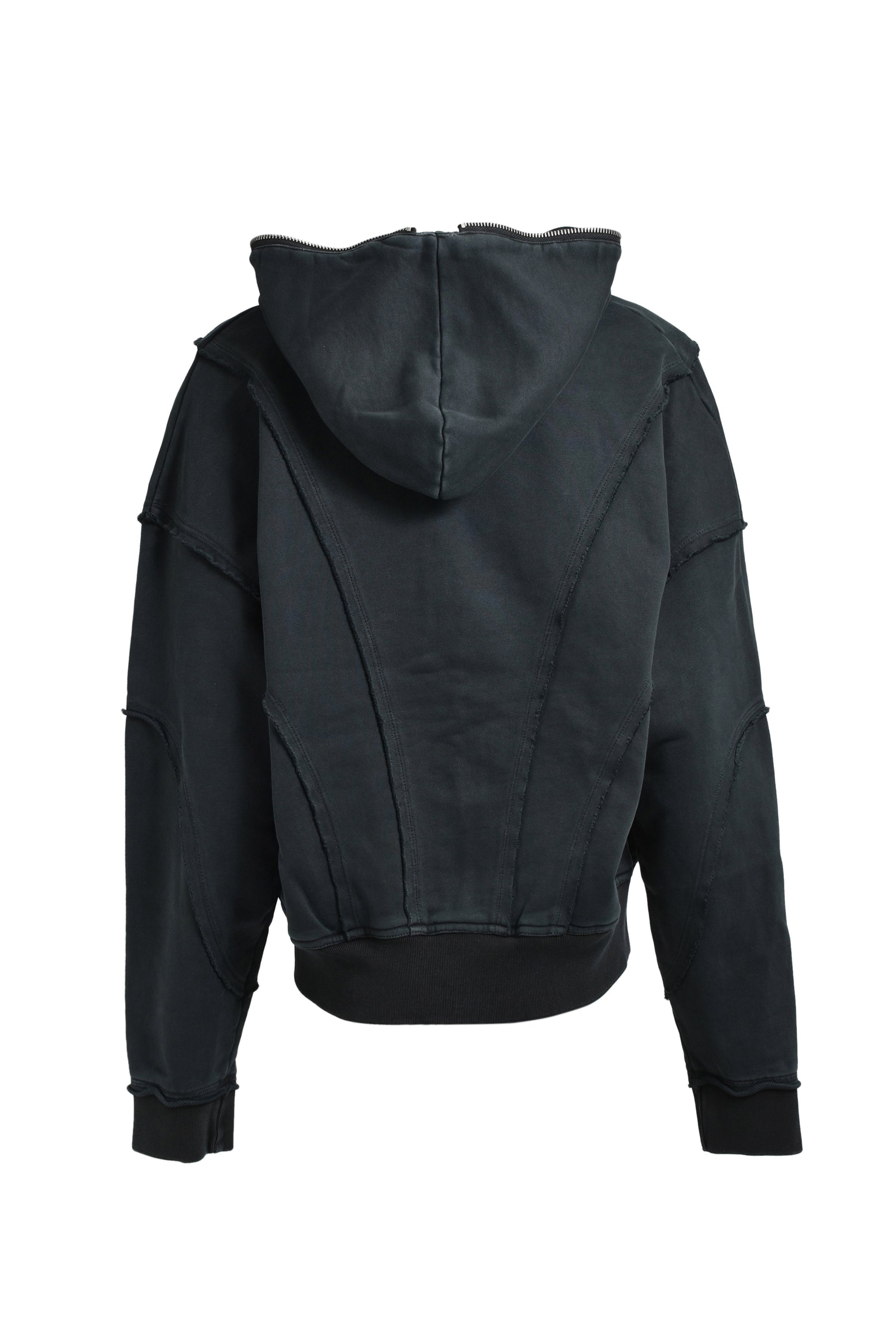 FADE ZIP UP HOODIE / BLK