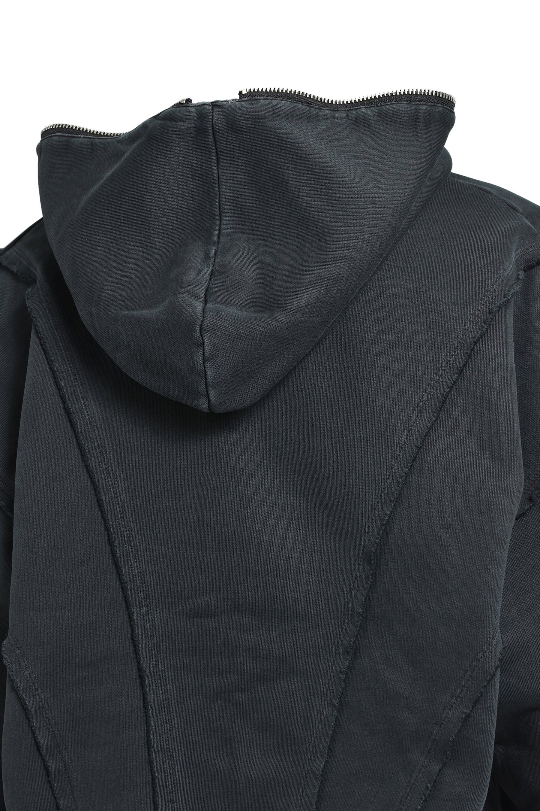 FADE ZIP UP HOODIE / BLK
