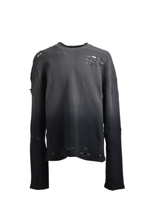 FADE DAMAGE LS TEE / BLK