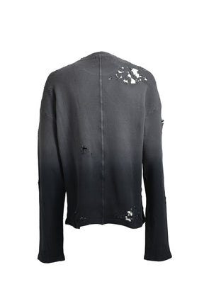 FADE DAMAGE LS TEE / BLK