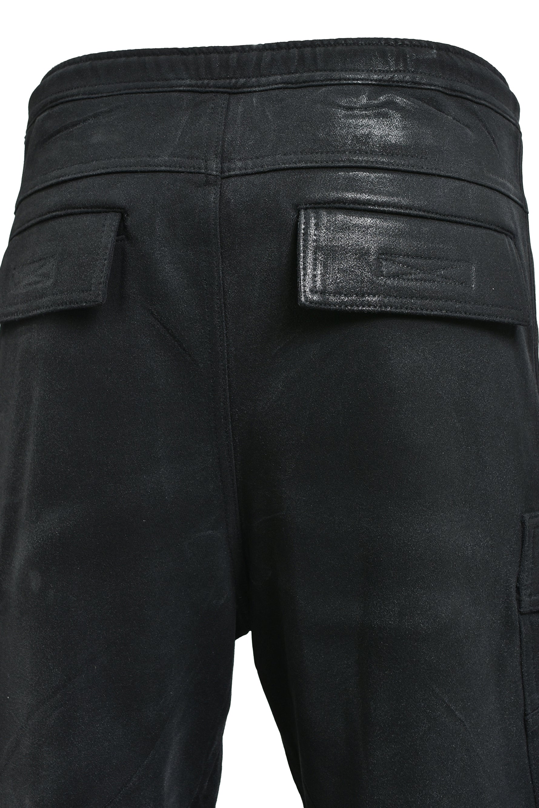 COATING TRIPLE CARGO PANTS / BLK