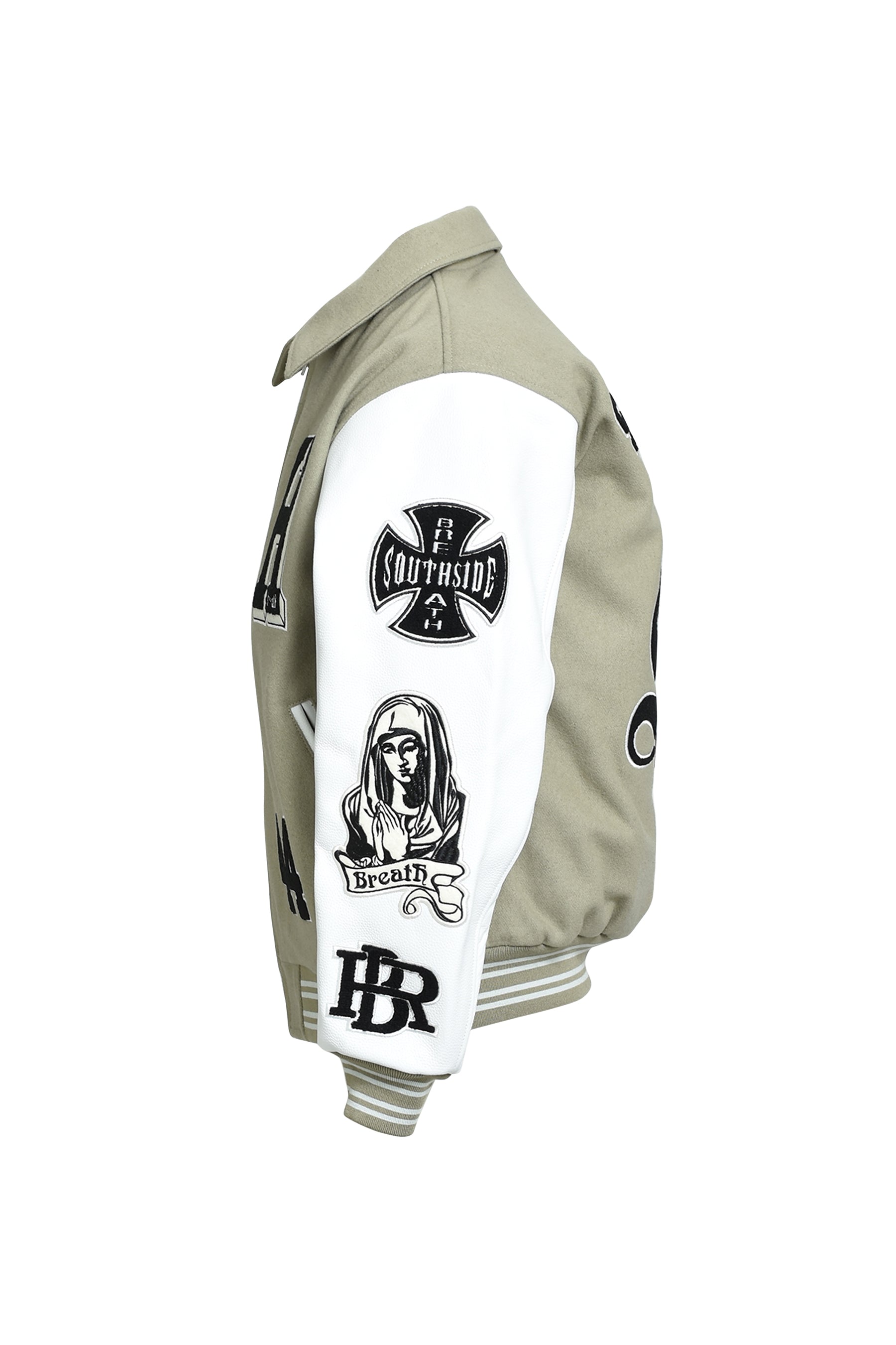 BH PATCH STADIUM JACKET / BEI