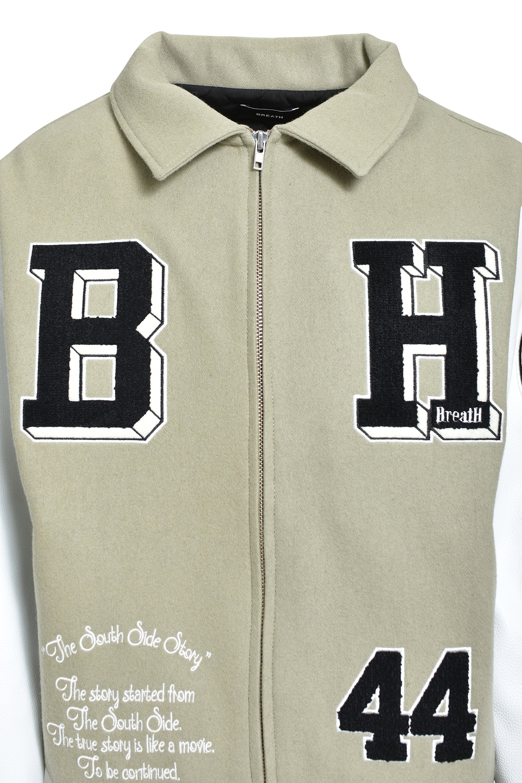 BH PATCH STADIUM JACKET / BEI