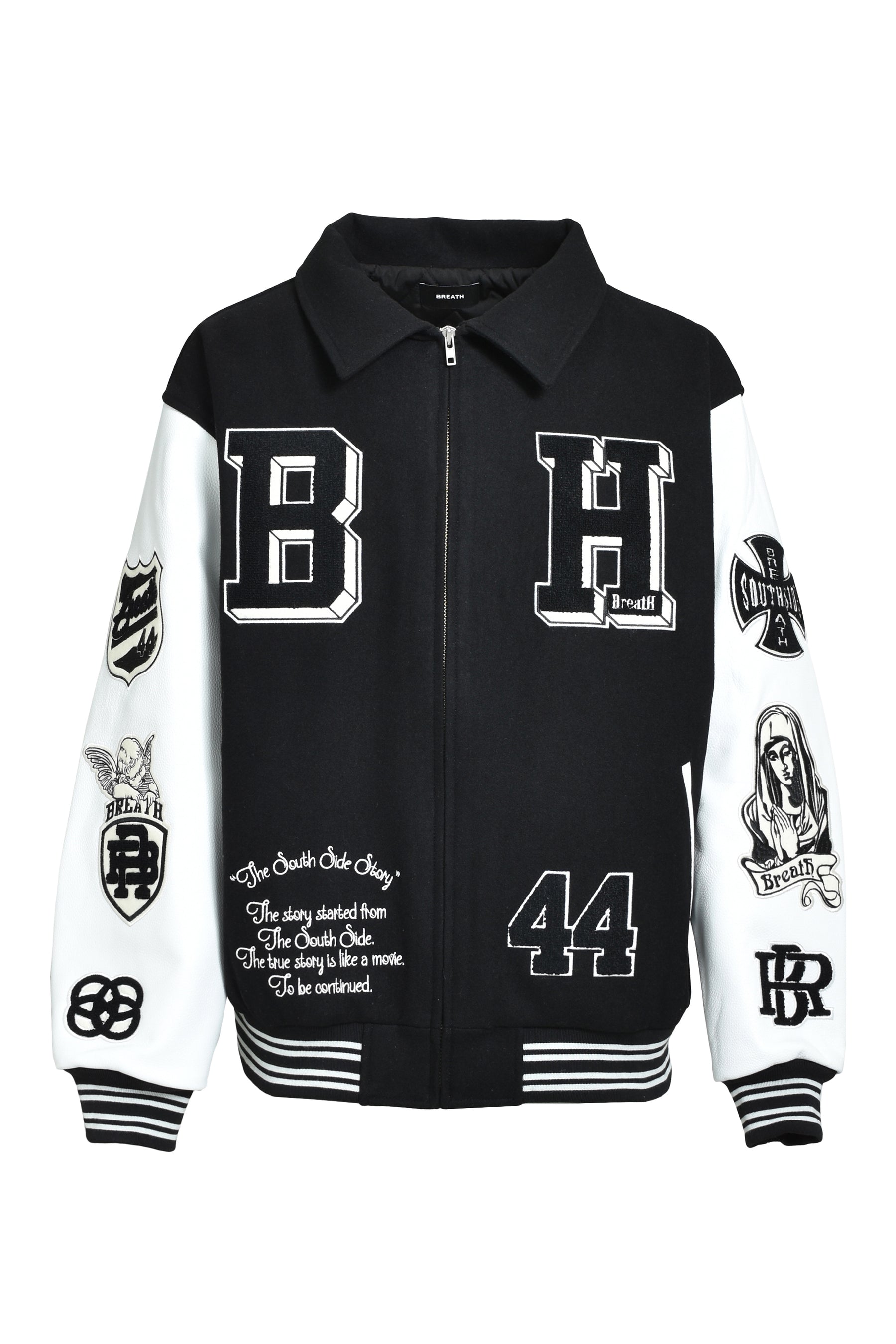 BH PATCH STADIUM JACKET / BLACK