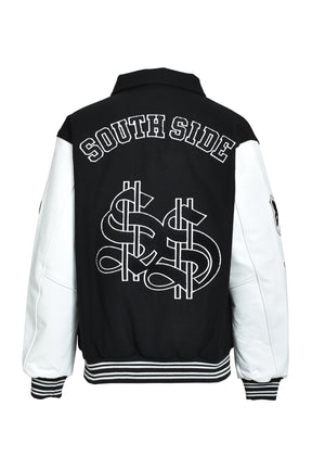 BH PATCH STADIUM JACKET / BLACK