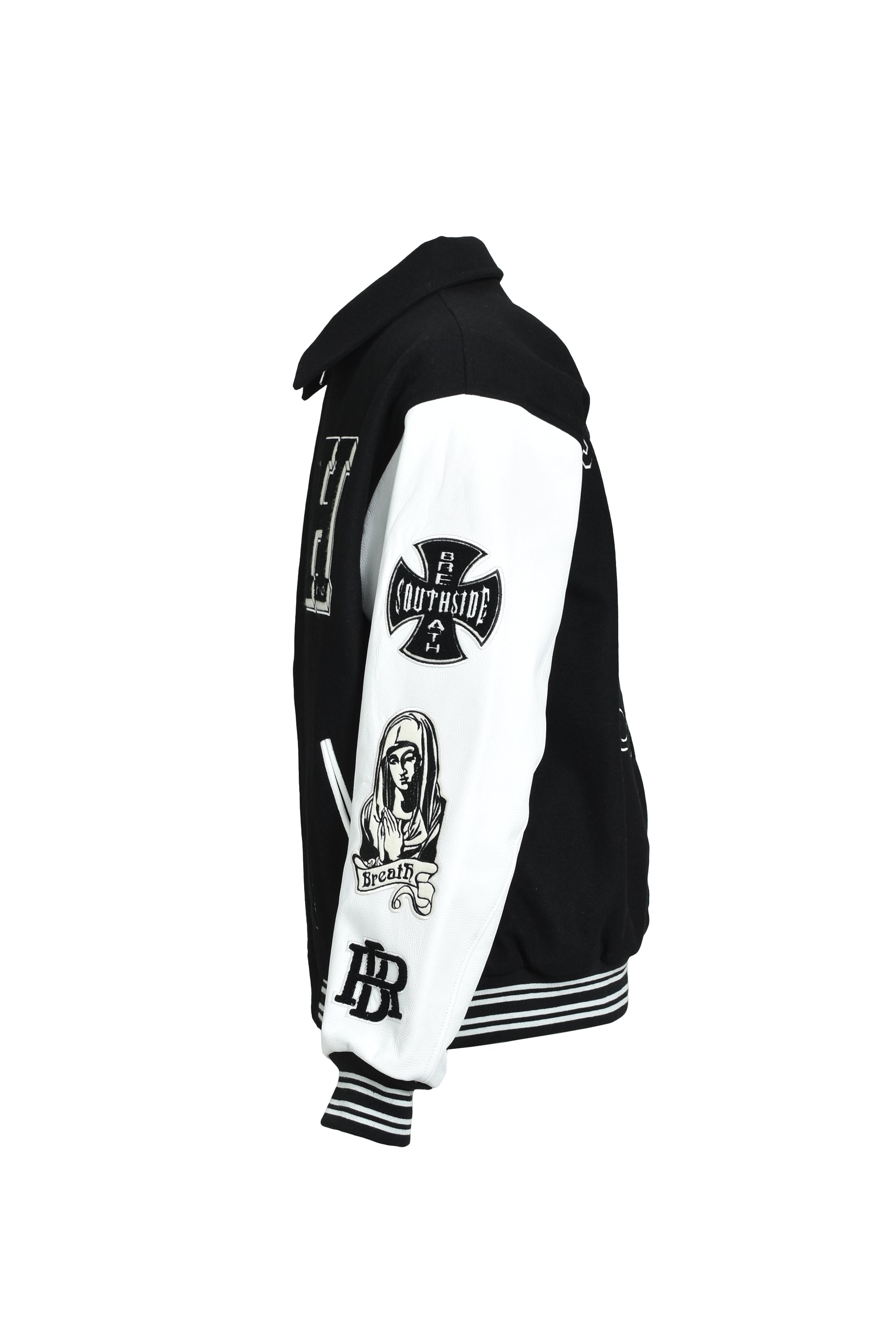 BH PATCH STADIUM JACKET / BLACK