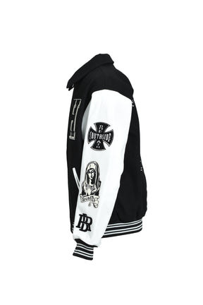 BH PATCH STADIUM JACKET / BLACK