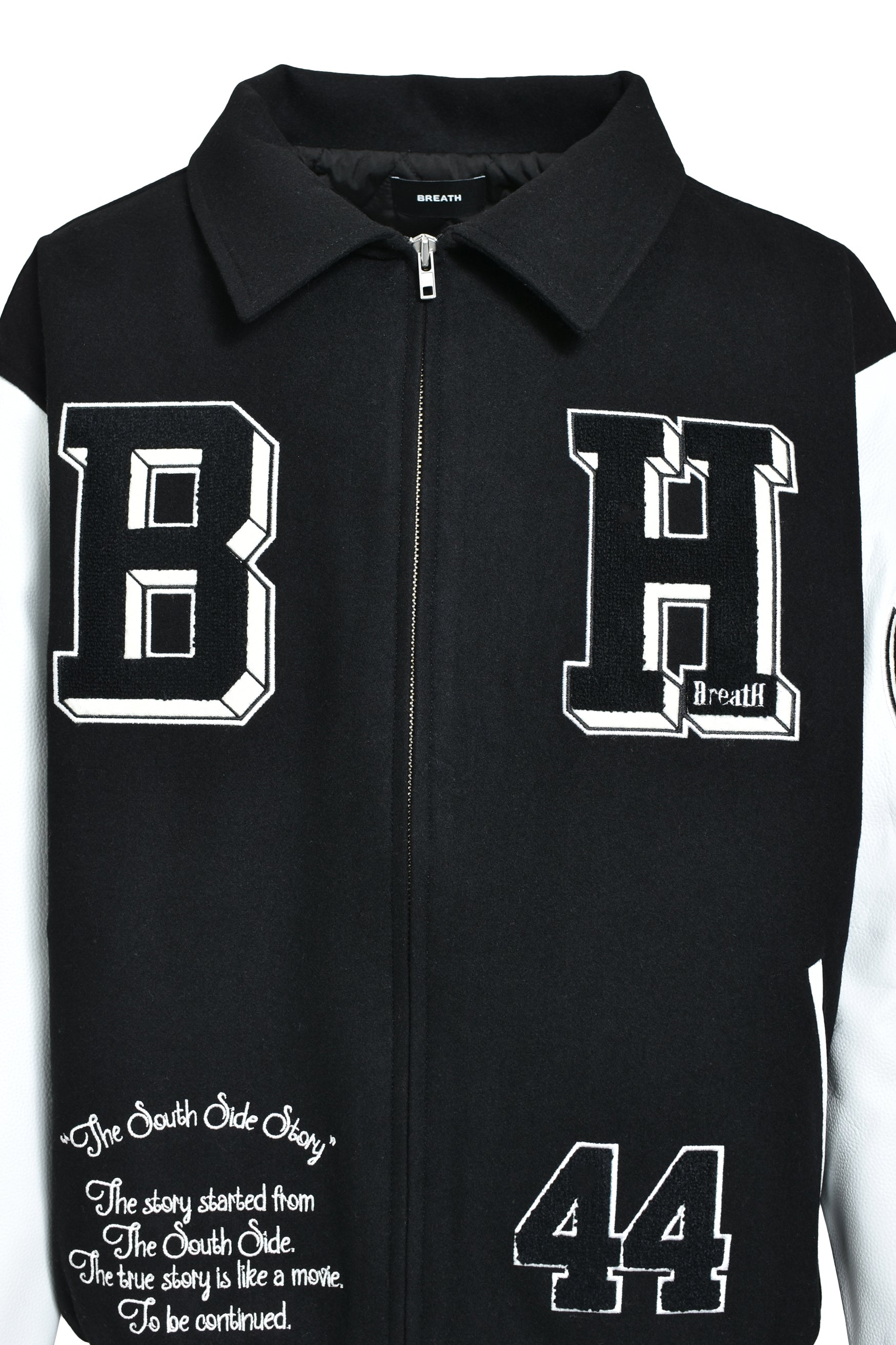 BH PATCH STADIUM JACKET / BLACK