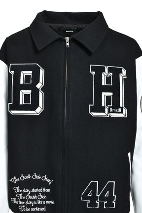 BH PATCH STADIUM JACKET / BLACK