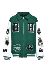BH PATCH STADIUM JACKET / GRN