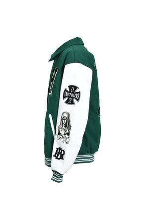 BH PATCH STADIUM JACKET / GRN