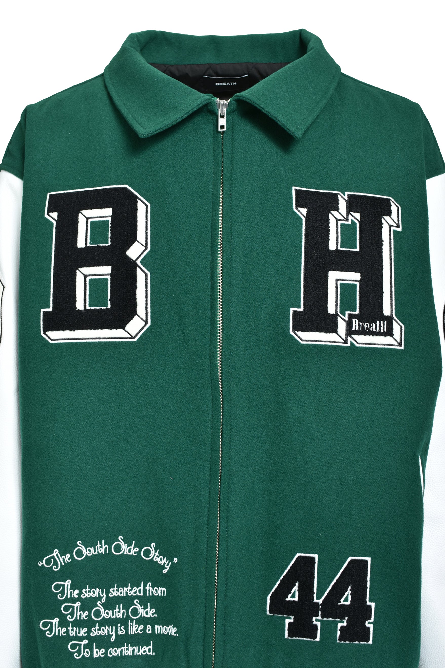 BH PATCH STADIUM JACKET / GRN