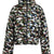 FAUX LEATHER QUILTING CAMO DOWN JACKET / W.CAMO 