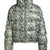 FAUX LEATHER SNAKE DOWN JACKET / GRN SNAKE