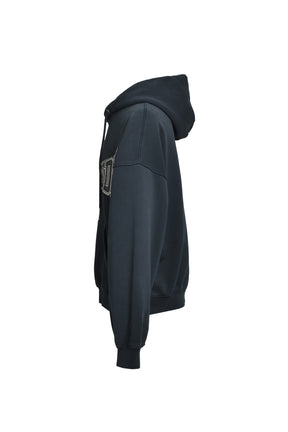 SOUTHSIDE CROSS LOGO HOODIE / BLK