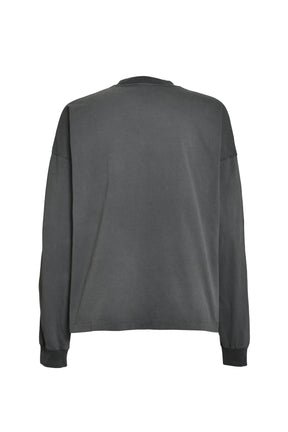 SOUTHSIDE CROSS LS TEE / BLK