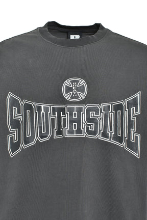SOUTHSIDE CROSS LS TEE / BLK