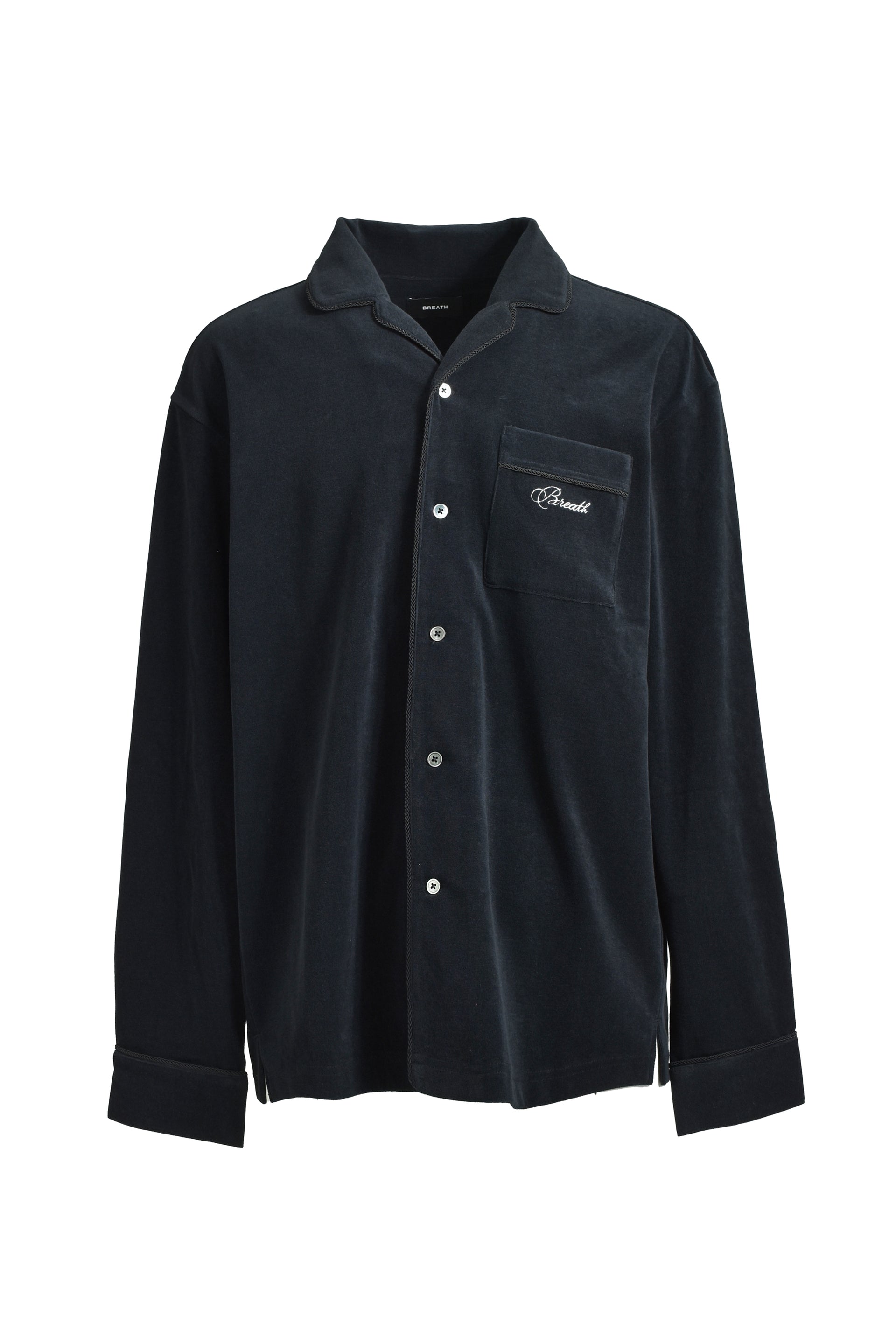 SCRIPT LOGO SLAB SHIRT / BLK