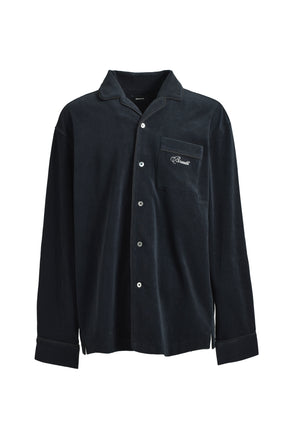 SCRIPT LOGO SLAB SHIRT / BLACK