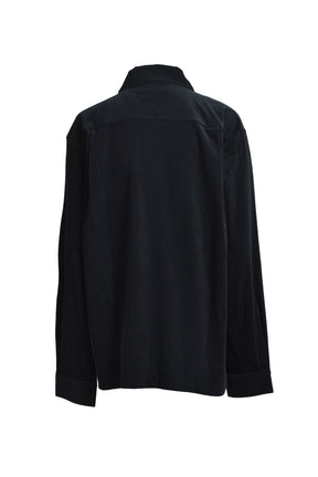 SCRIPT LOGO SLAB SHIRT / BLACK