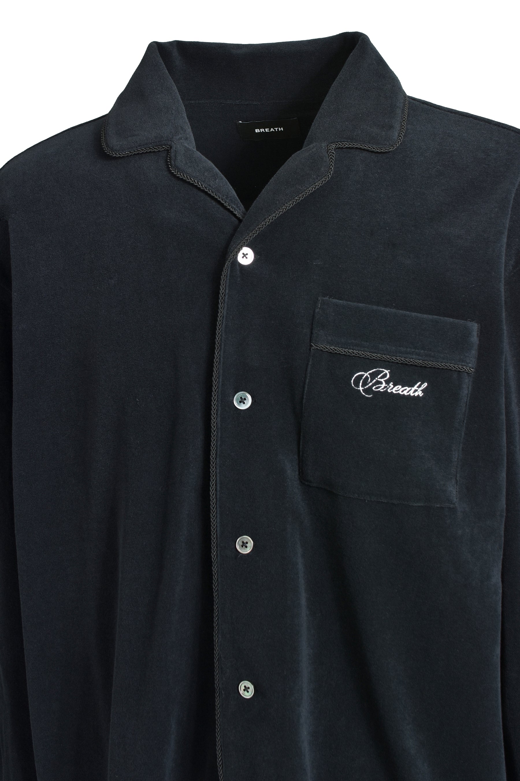 SCRIPT LOGO SLAB SHIRT / BLACK