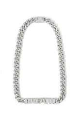 BH ZIRCONIA CHAIN NECKLACE / SILVER