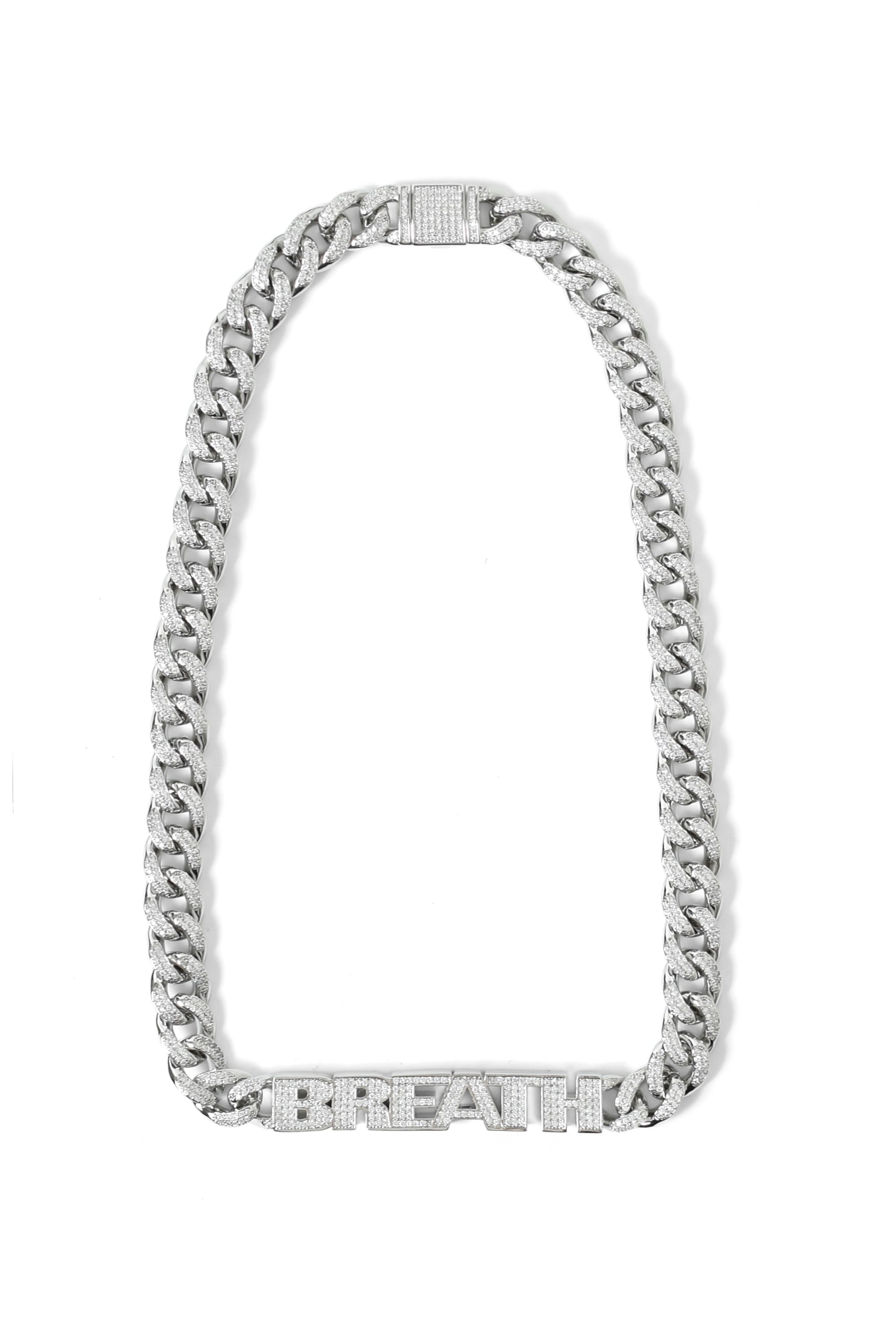 BH ZIRCONIA CHAIN NECKLACE / SILVER