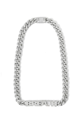 BH ZIRCONIA CHAIN NECKLACE / SILVER