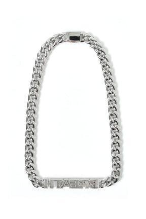 BH ZIRCONIA CHAIN NECKLACE / SILVER