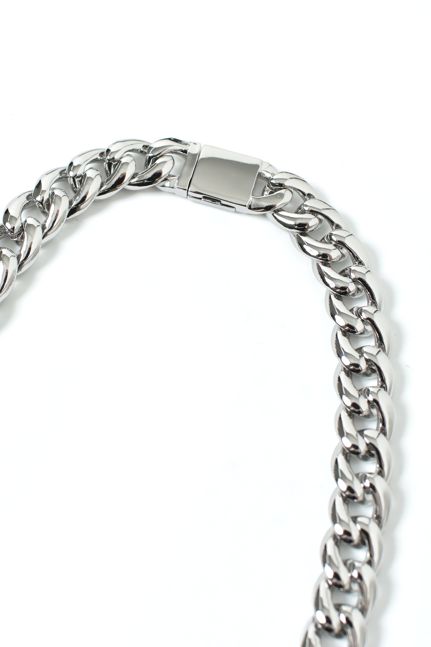 BH ZIRCONIA CHAIN NECKLACE / SILVER