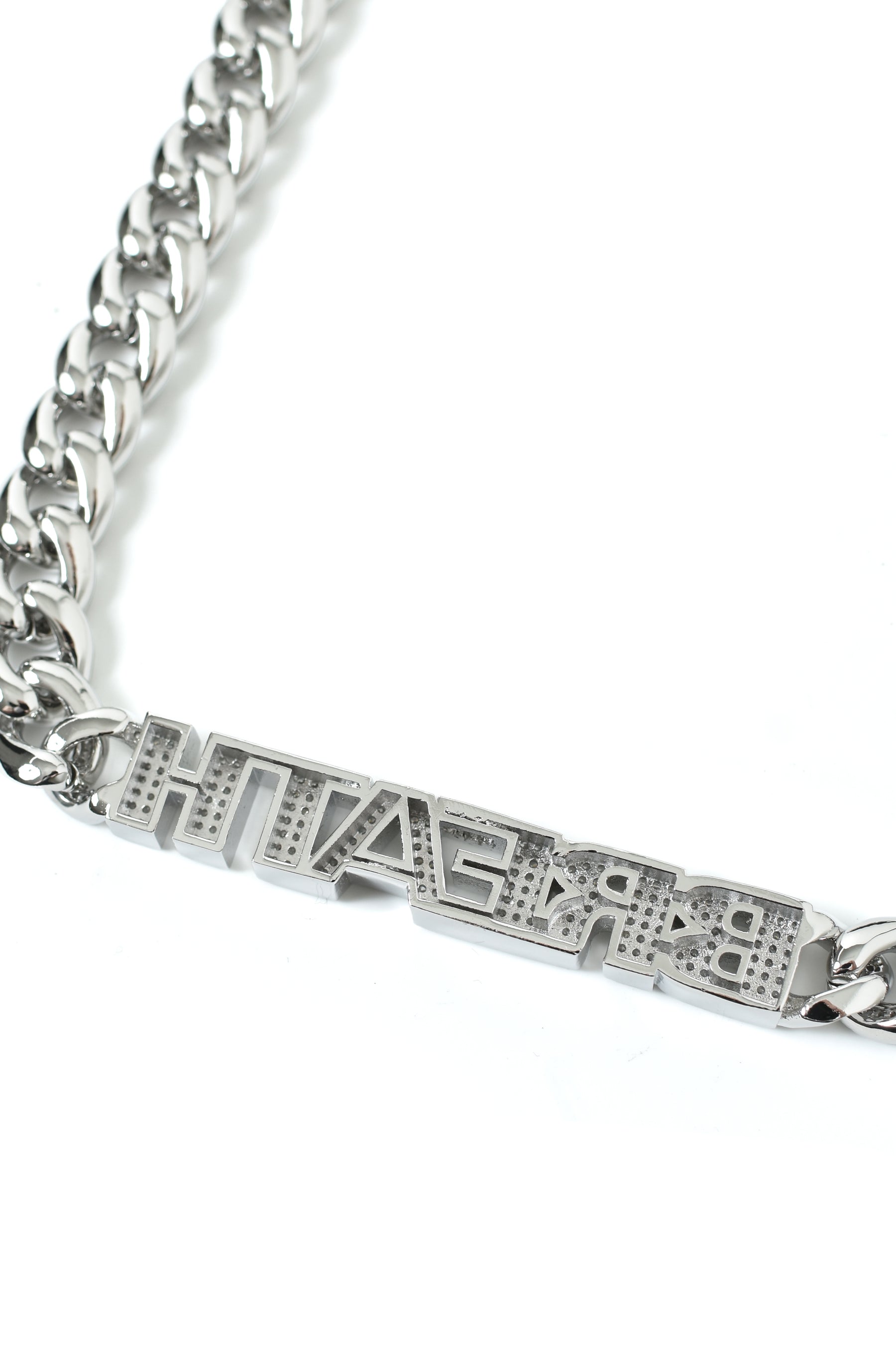 BH ZIRCONIA CHAIN NECKLACE / SILVER