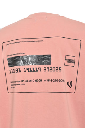 BREATH BLACK CARD TEE / L.PINK