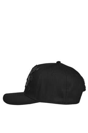 GRILL & TAN & BONE PATCH CAP / BLK
