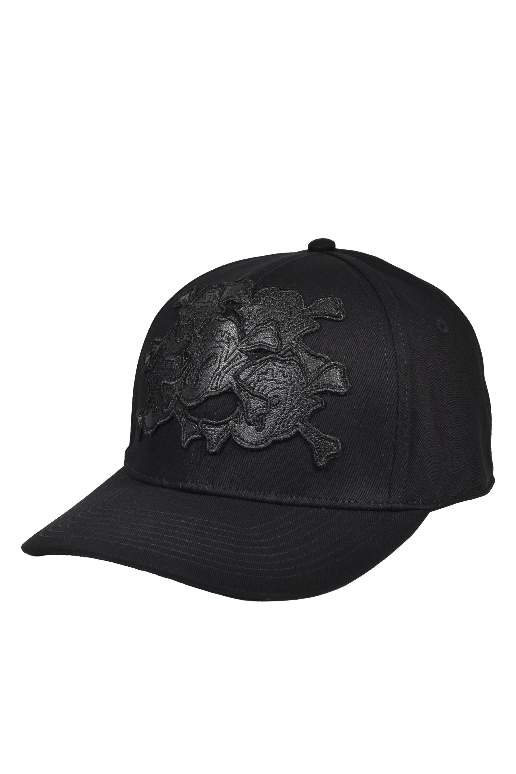 GRILL & TAN & BONE PATCH CAP / BLK