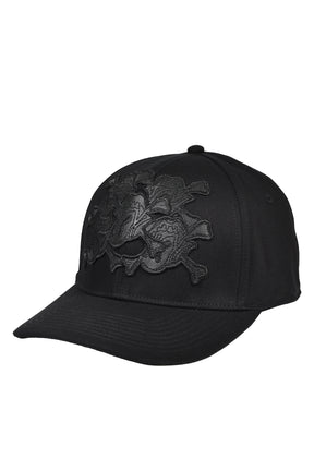 GRILL & TAN & BONE PATCH CAP / BLK