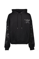 GRILL & TAN & BONE PATCH HOODIE / BLK