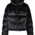 FAUX FUR DOWN JACKET / BLK