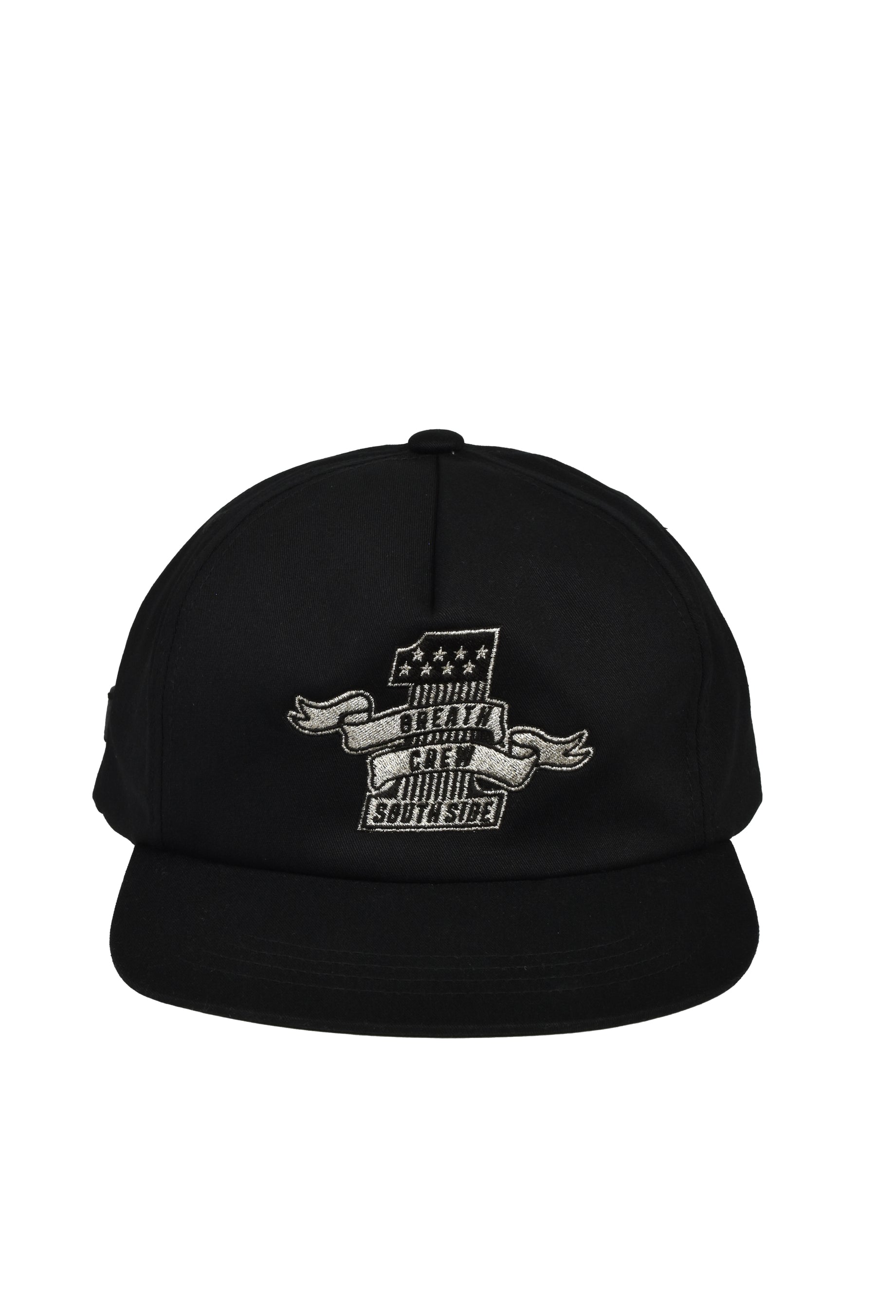 GLITTER ONE 5 PANEL CAP / BLK