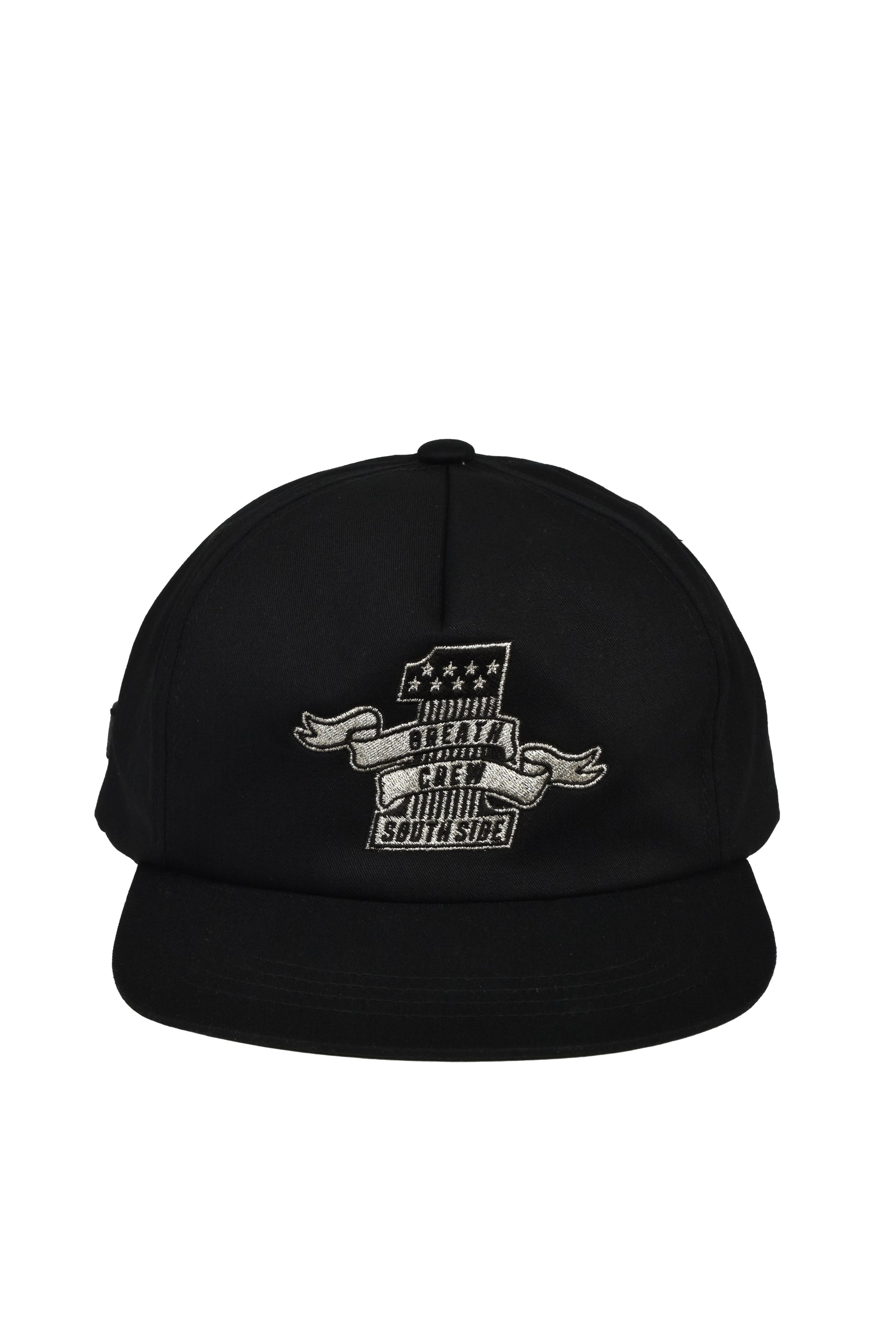 GLITTER ONE 5 PANEL CAP / BLK