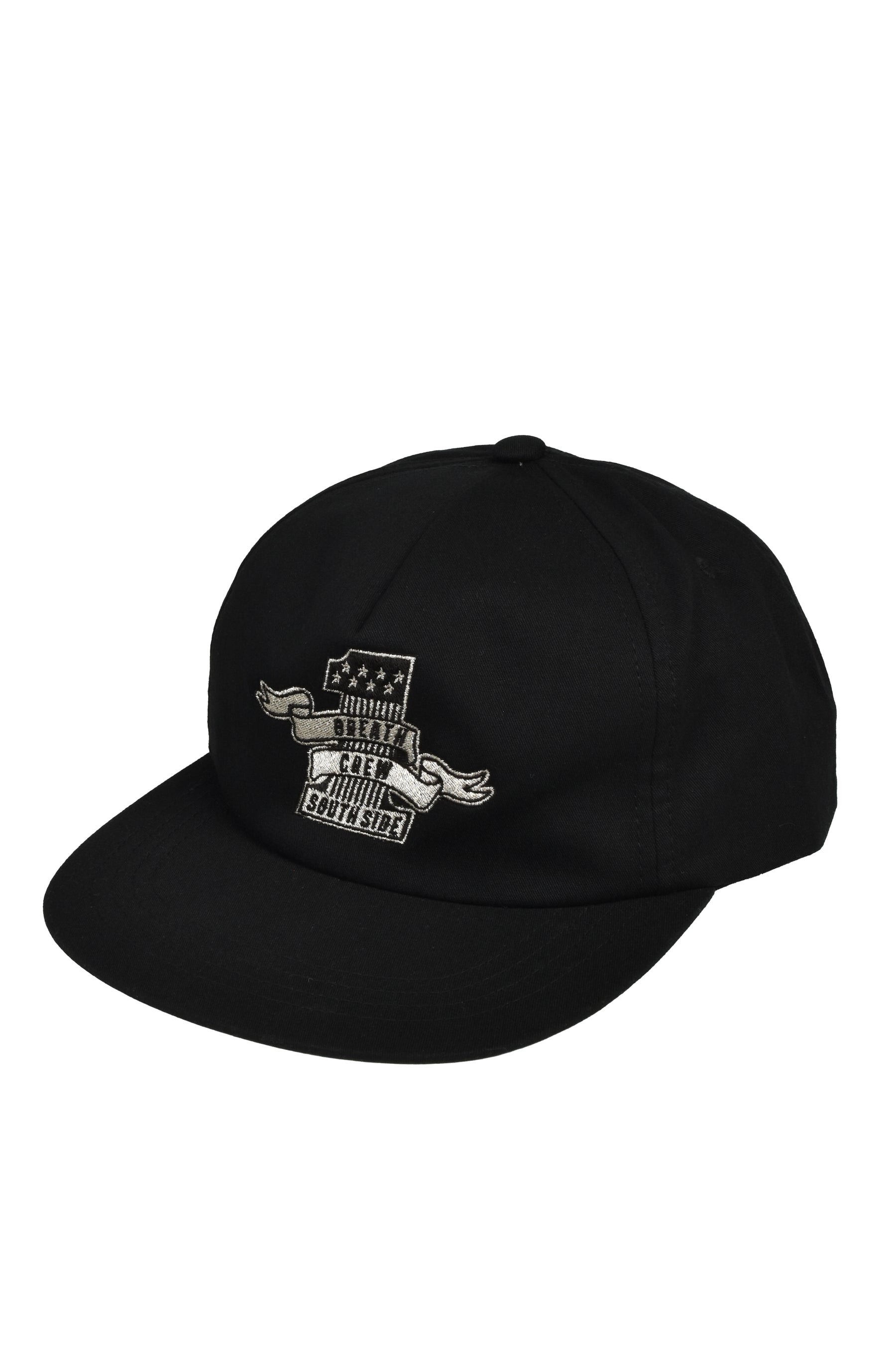GLITTER ONE 5 PANEL CAP / BLK