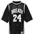 LAYERED BASKET BALL JERSEY TEE / BLK